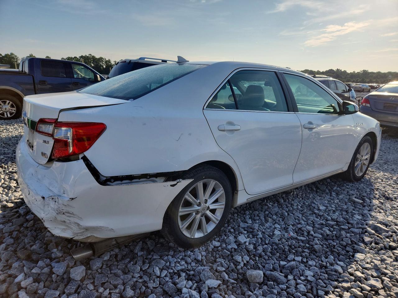 2012 Toyota Camry Hybrid Xle White vin: 4T1BD1FKXCU029896