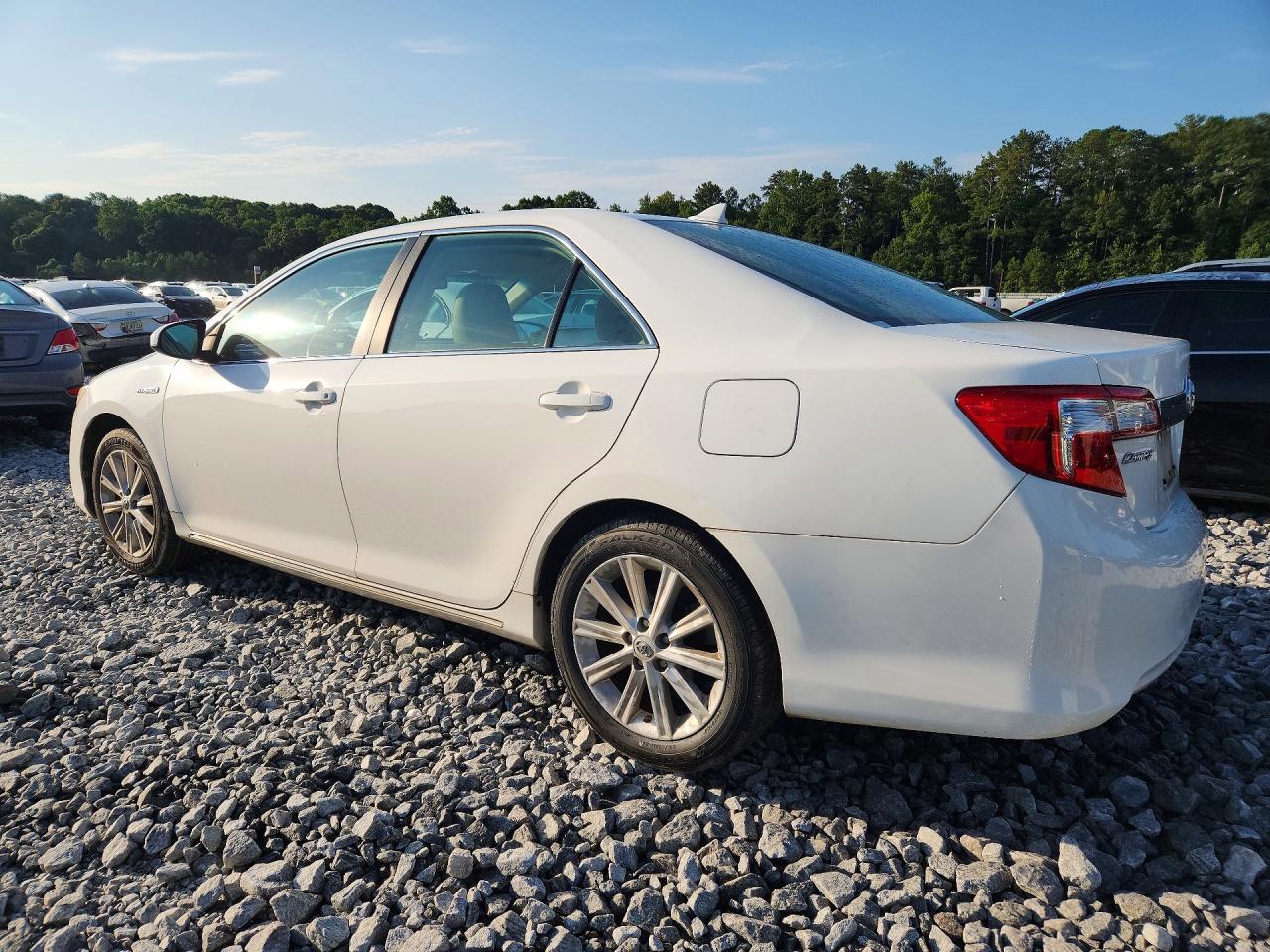 2012 Toyota Camry Hybrid Xle White vin: 4T1BD1FKXCU029896