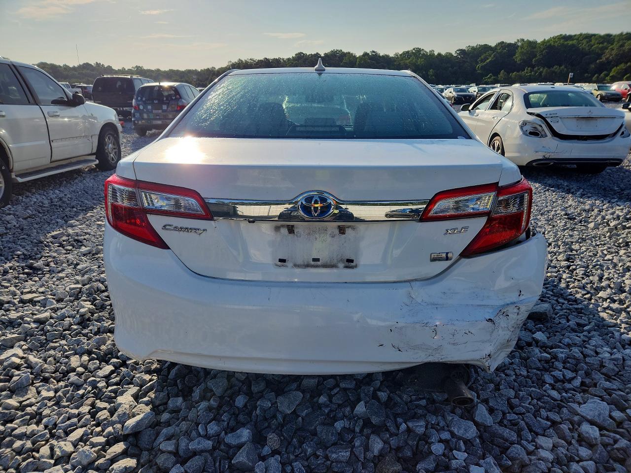 2012 Toyota Camry Hybrid Xle White vin: 4T1BD1FKXCU029896