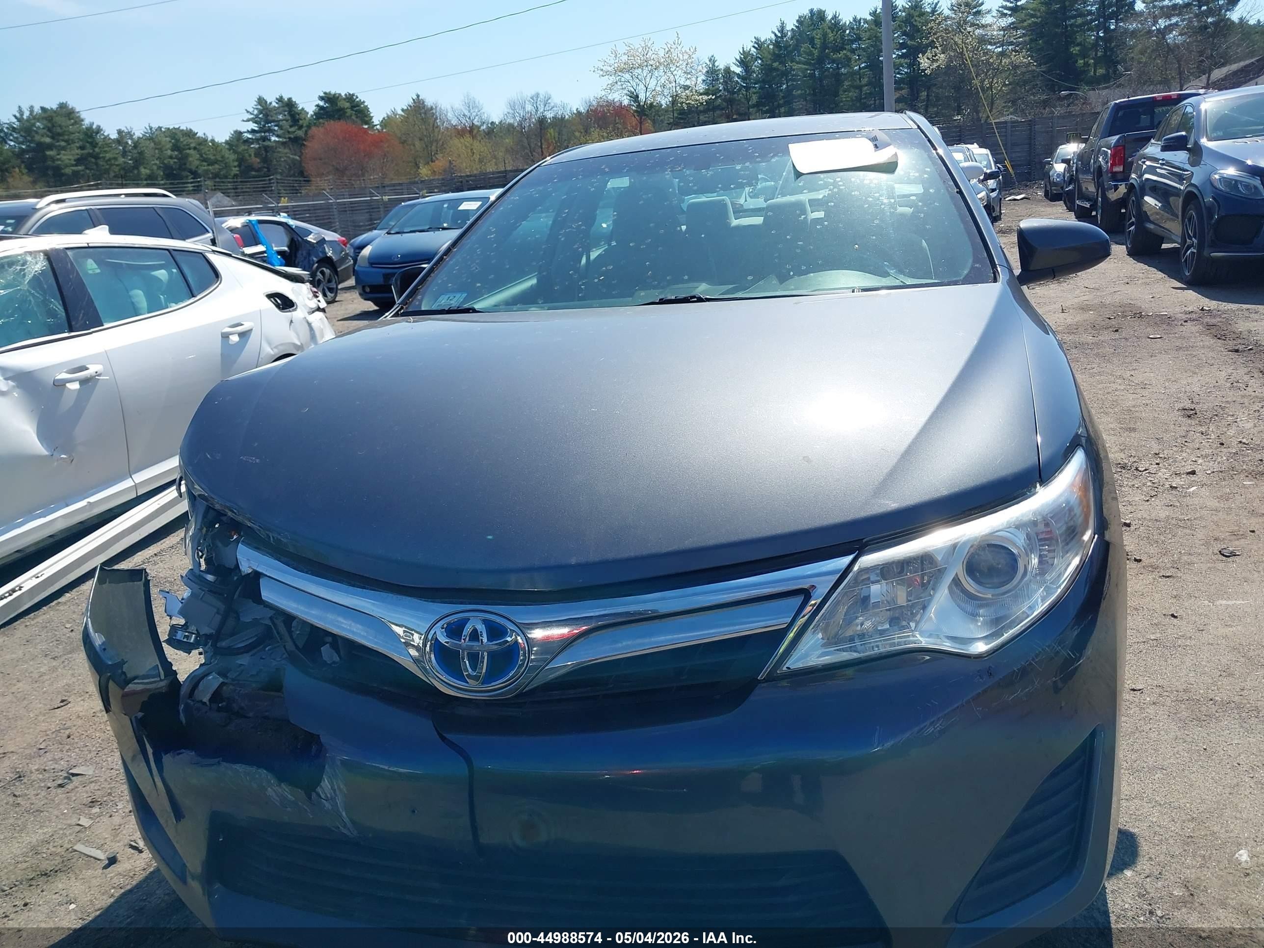 2012 Toyota Camry Hybrid Le Gray vin: 4T1BD1FKXCU030031