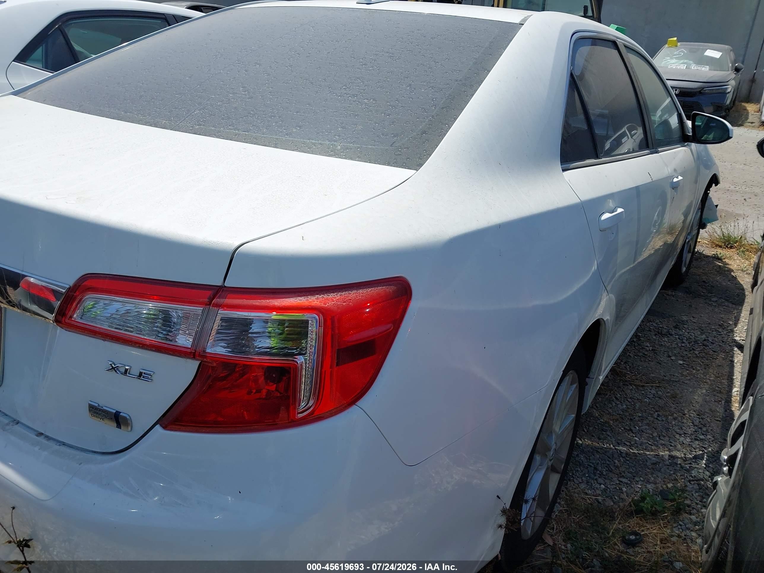 2012 Toyota Camry Hybrid Xle White vin: 4T1BD1FKXCU031129