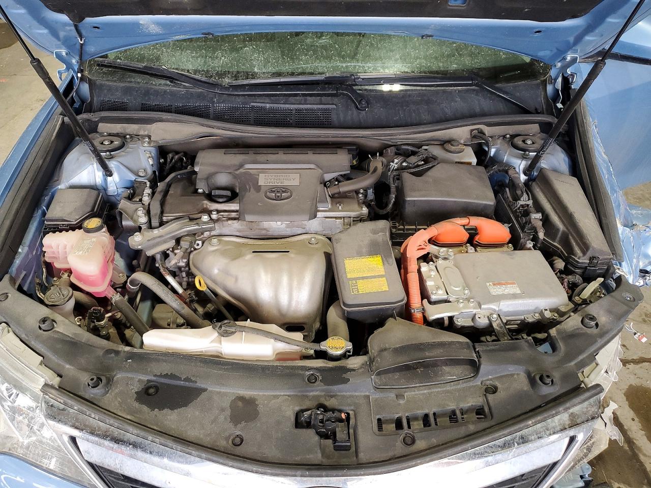 2012 Toyota Camry Hybrid Xle Blue vin: 4T1BD1FKXCU031180