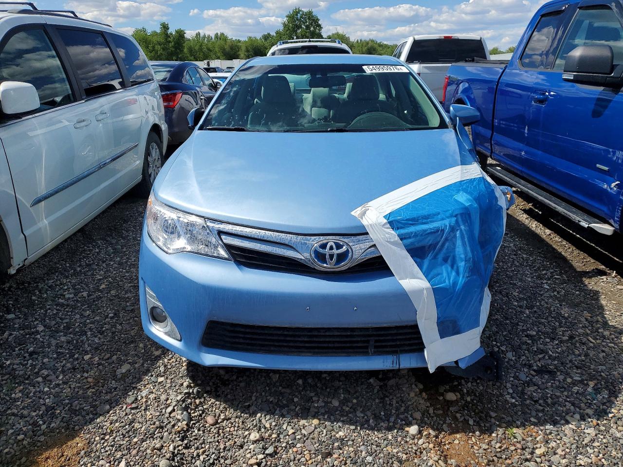 2012 Toyota Camry Hybrid Xle Blue vin: 4T1BD1FKXCU031180