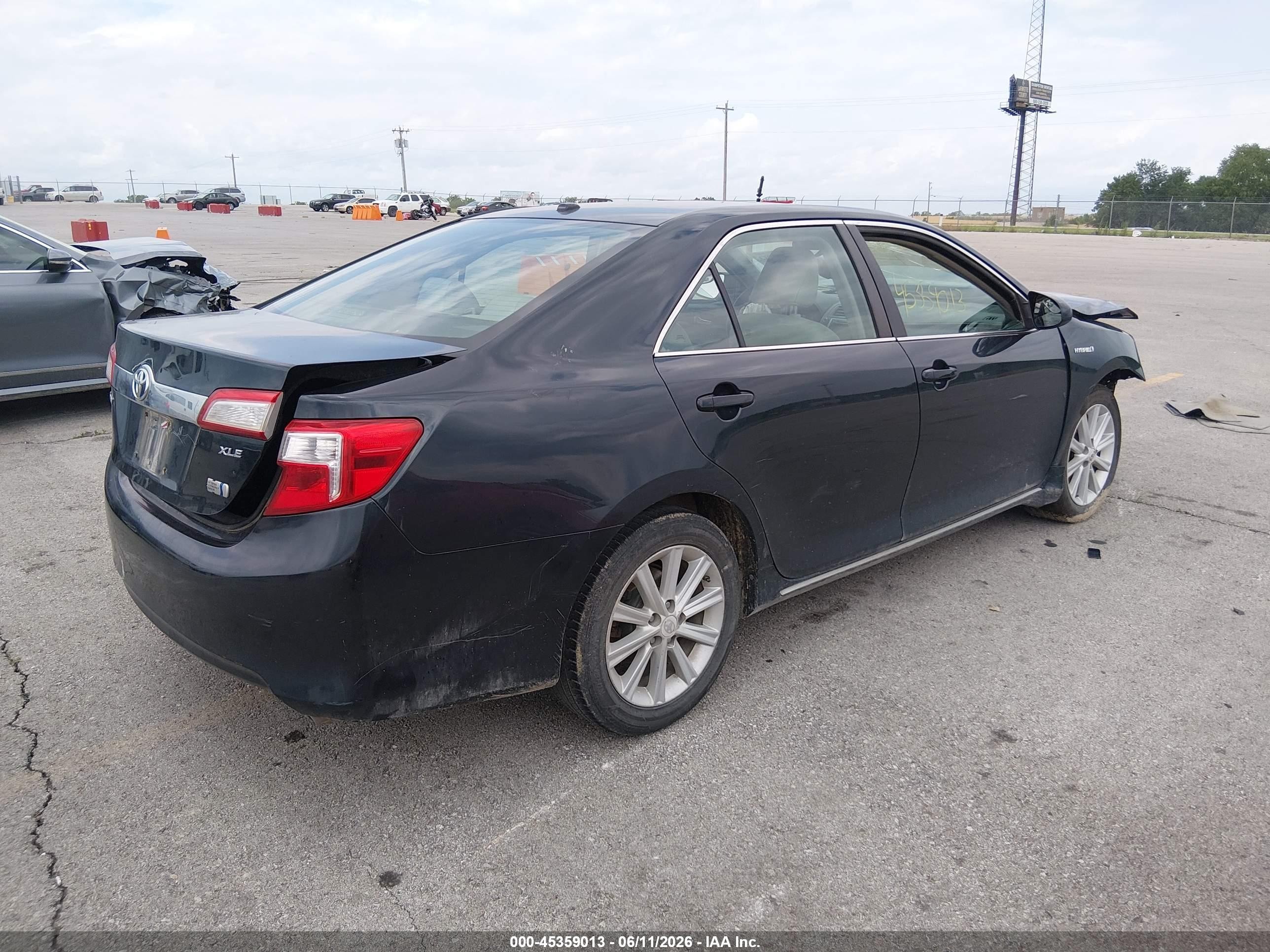 2012 Toyota Camry Hybrid Xle Gray vin: 4T1BD1FKXCU031390