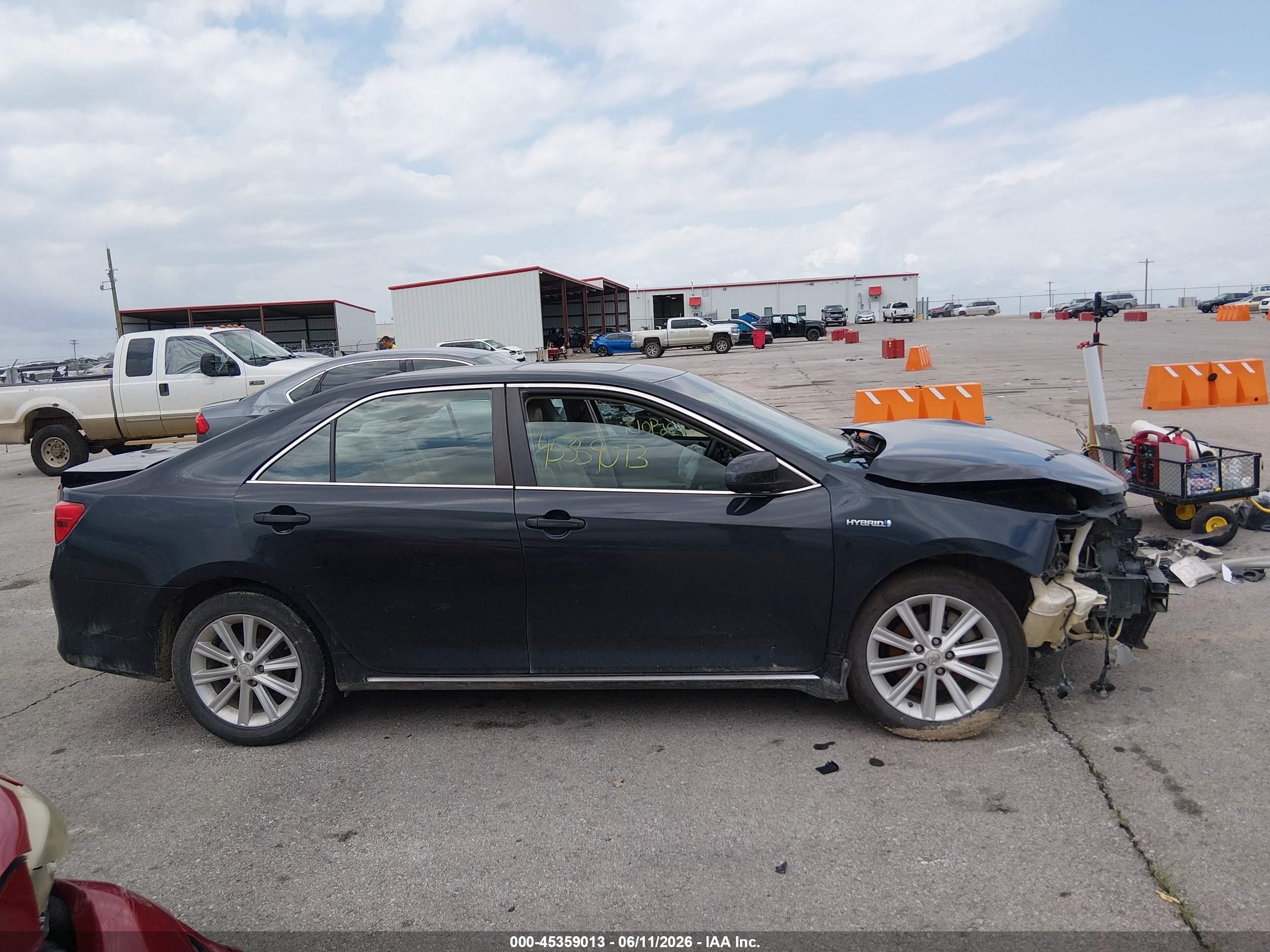 2012 Toyota Camry Hybrid Xle Gray vin: 4T1BD1FKXCU031390