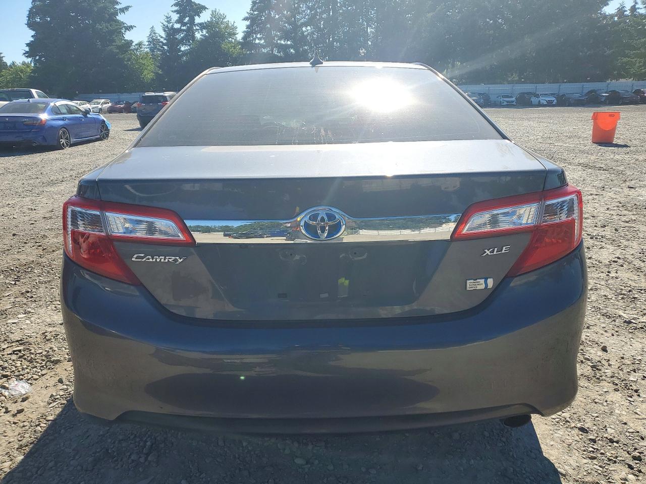 2012 Toyota Camry Hybrid Xle Gray vin: 4T1BD1FKXCU031745