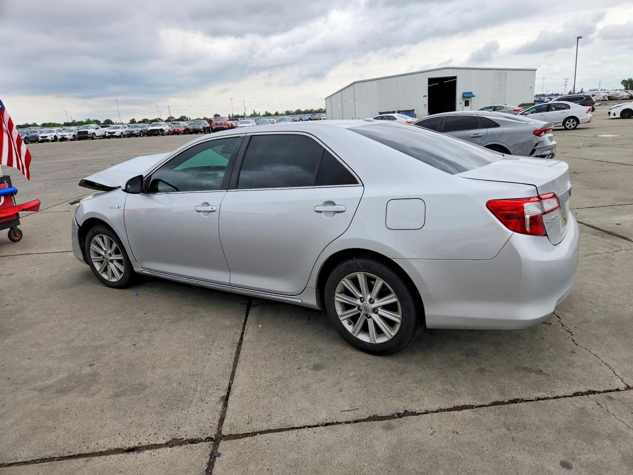 2012 Toyota Camry Hybrid Xle Silver vin: 4T1BD1FKXCU034564