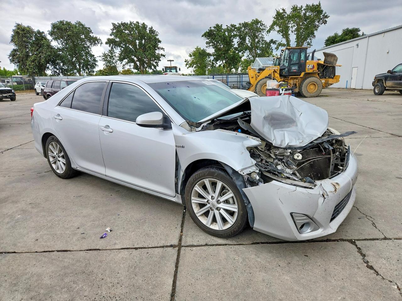2012 Toyota Camry Hybrid Xle Silver vin: 4T1BD1FKXCU034564