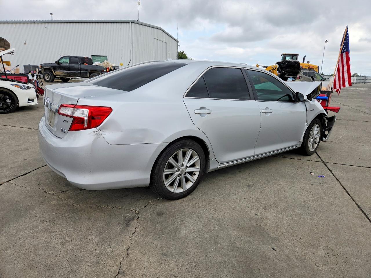 2012 Toyota Camry Hybrid Xle Silver vin: 4T1BD1FKXCU034564