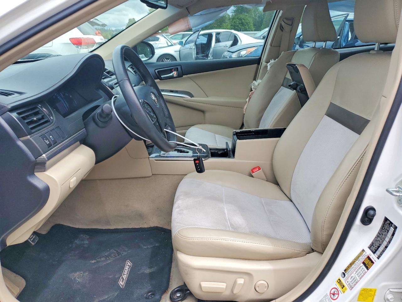2012 Toyota Camry Hybrid Xle White vin: 4T1BD1FKXCU036220