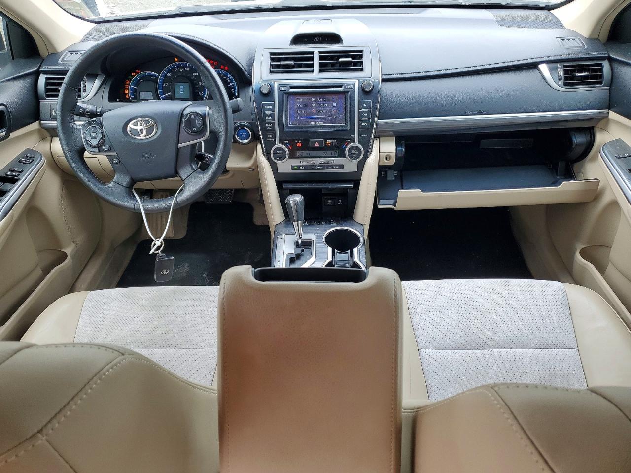 2012 Toyota Camry Hybrid Xle White vin: 4T1BD1FKXCU036220