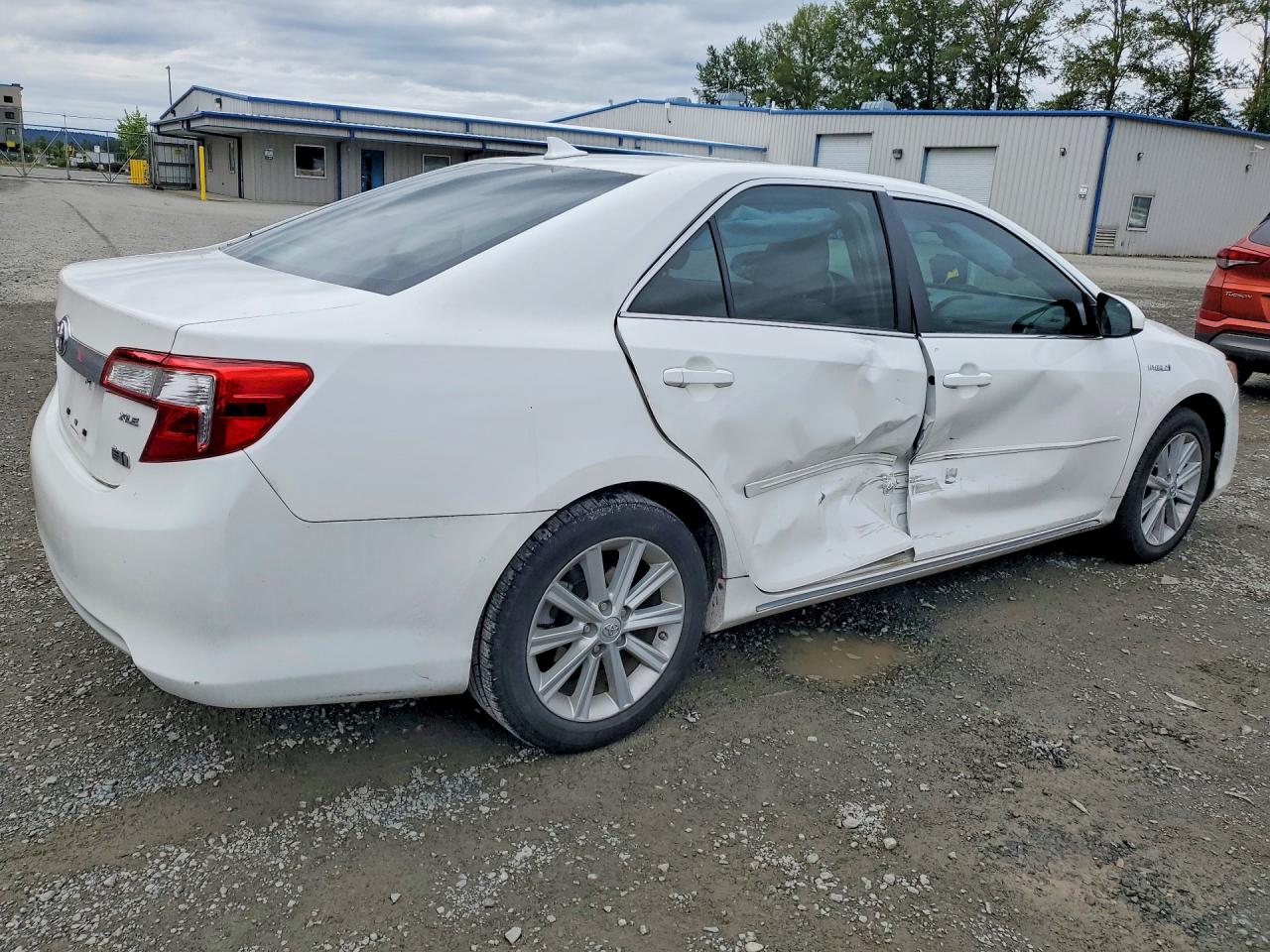 2012 Toyota Camry Hybrid Xle White vin: 4T1BD1FKXCU036220