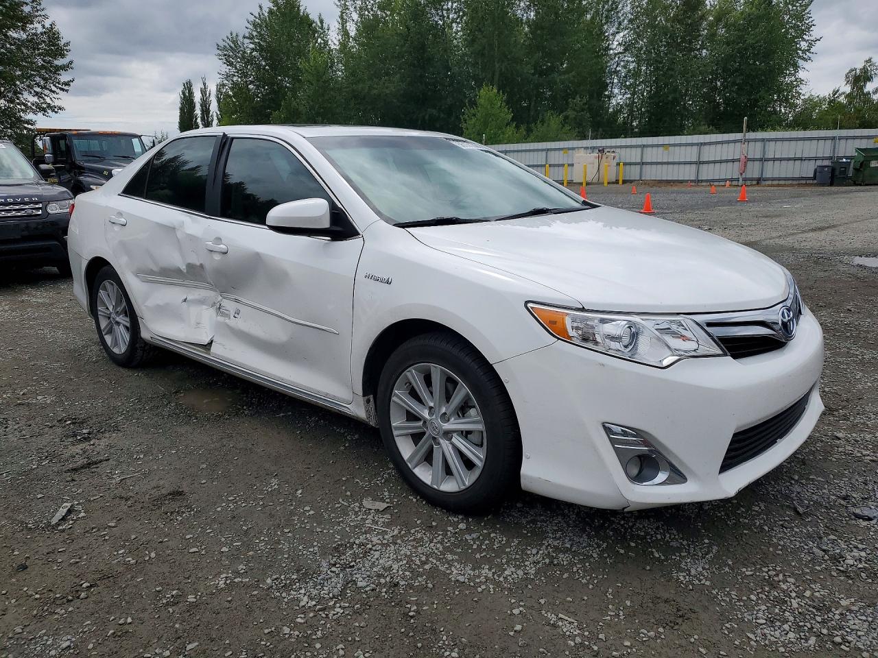 2012 Toyota Camry Hybrid Xle White vin: 4T1BD1FKXCU036220
