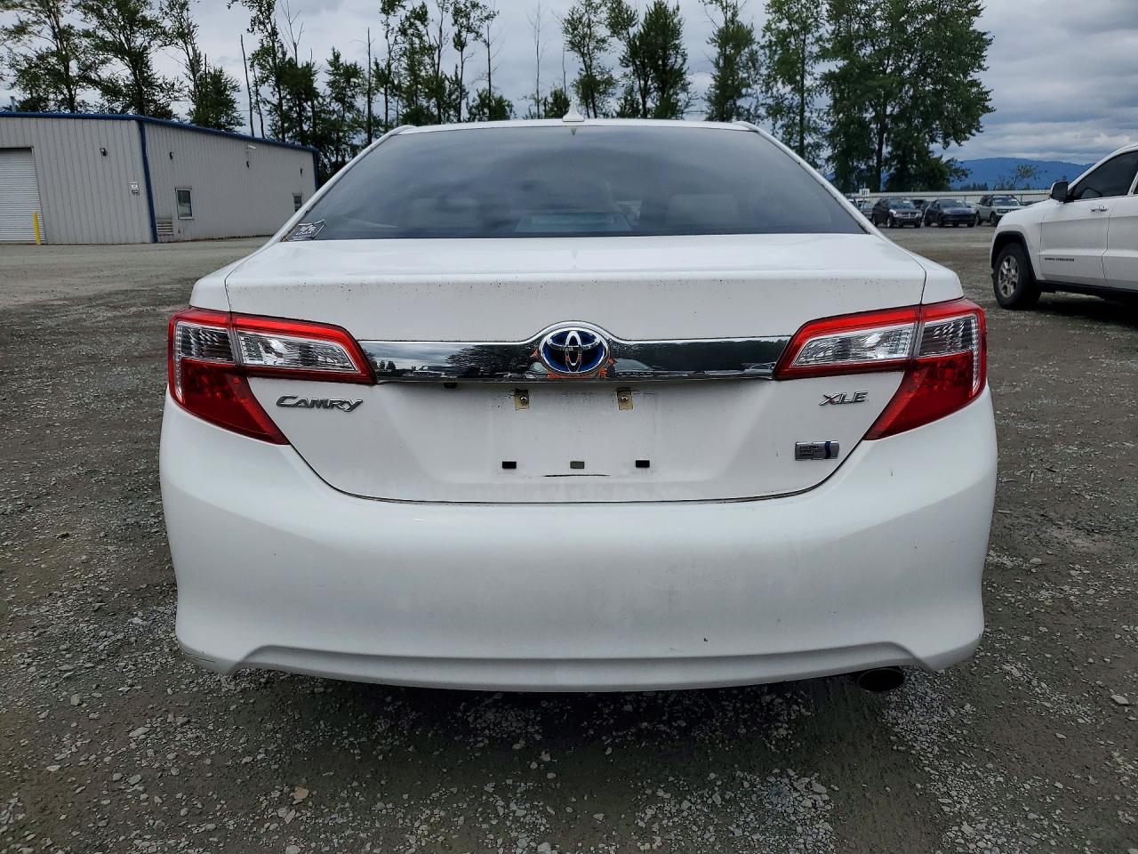 2012 Toyota Camry Hybrid Xle White vin: 4T1BD1FKXCU036220