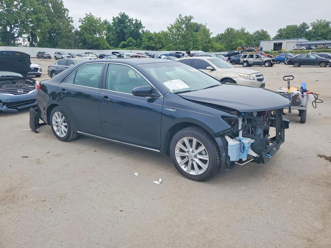 2012 Toyota Camry Hybrid Xle Black vin: 4T1BD1FKXCU040686