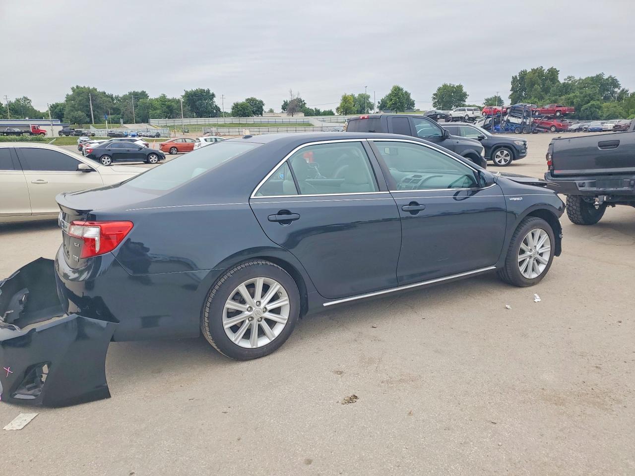 2012 Toyota Camry Hybrid Xle Black vin: 4T1BD1FKXCU040686