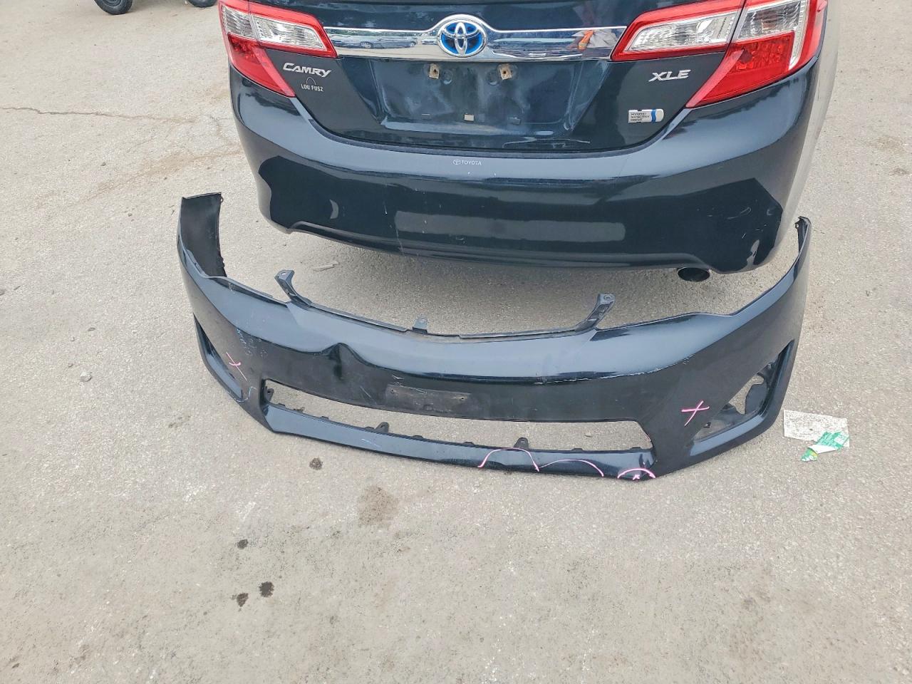 2012 Toyota Camry Hybrid Xle Black vin: 4T1BD1FKXCU040686