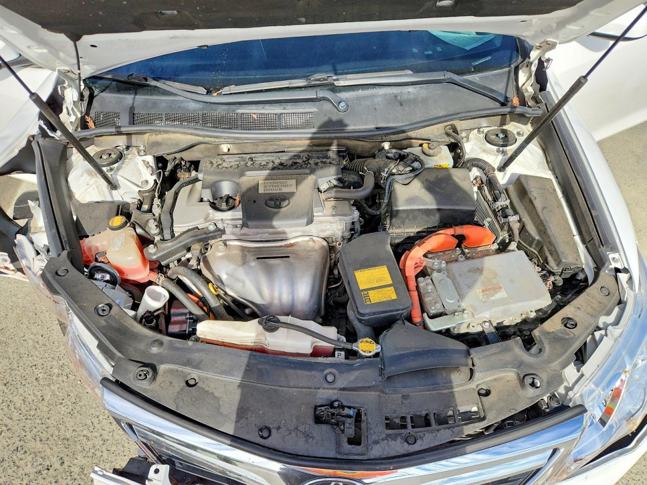 2012 Toyota Camry Hybrid Xle White vin: 4T1BD1FKXCU044740