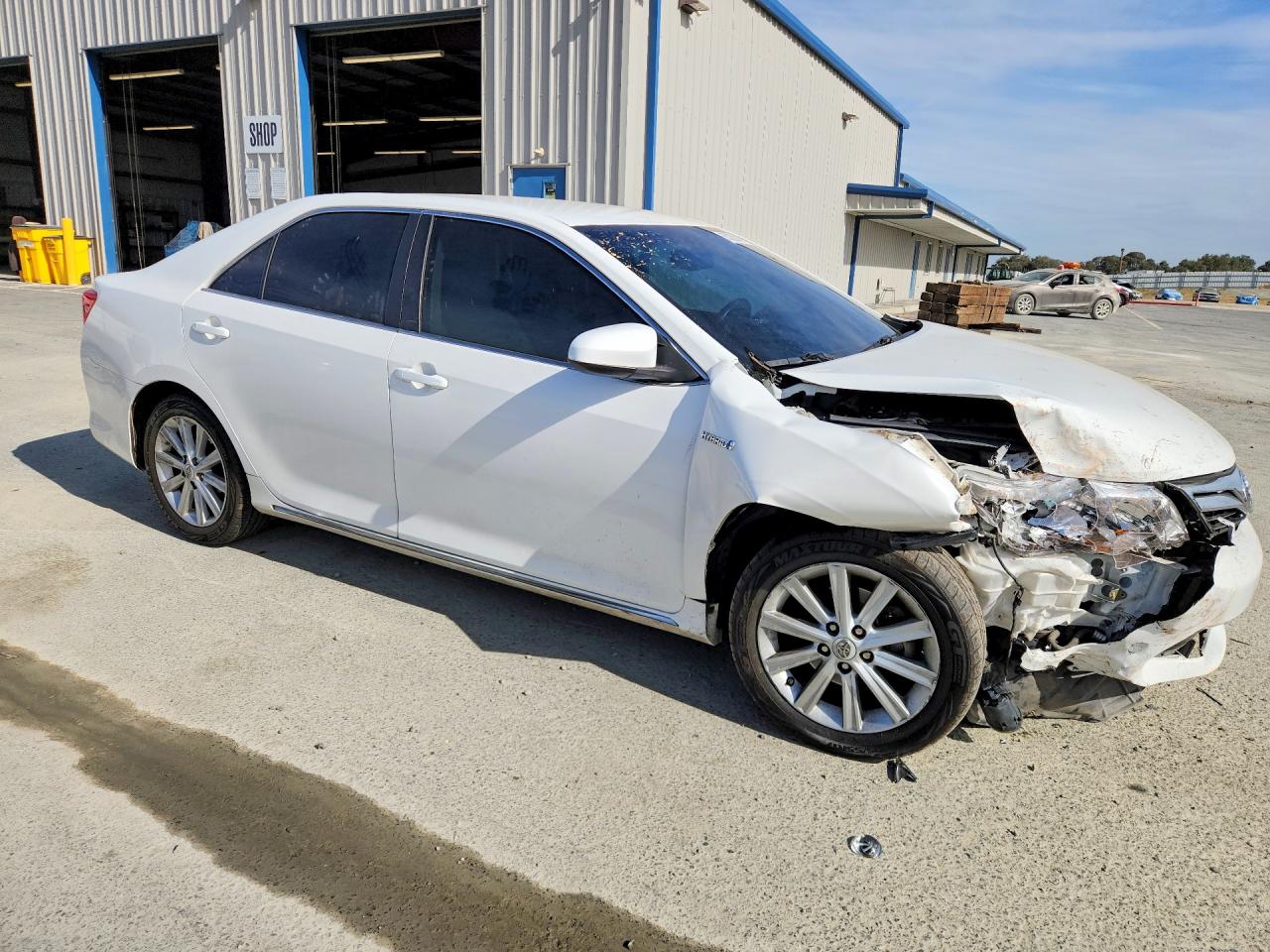 2012 Toyota Camry Hybrid Xle White vin: 4T1BD1FKXCU044740