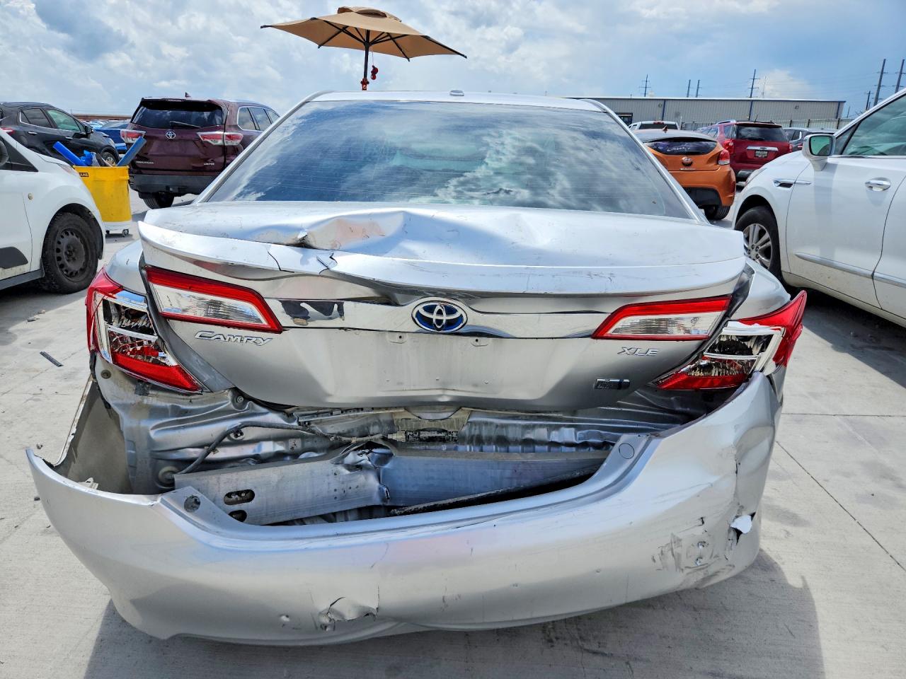 2012 Toyota Camry Hybrid Xle Silver vin: 4T1BD1FKXCU045290