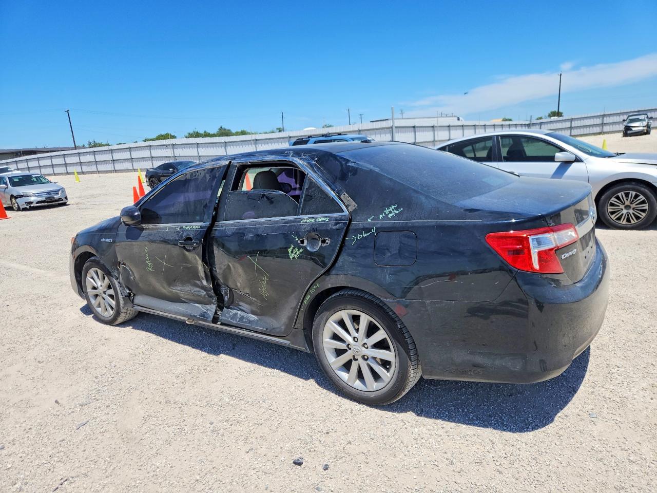 2012 Toyota Camry Hybrid Xle Black vin: 4T1BD1FKXCU051039