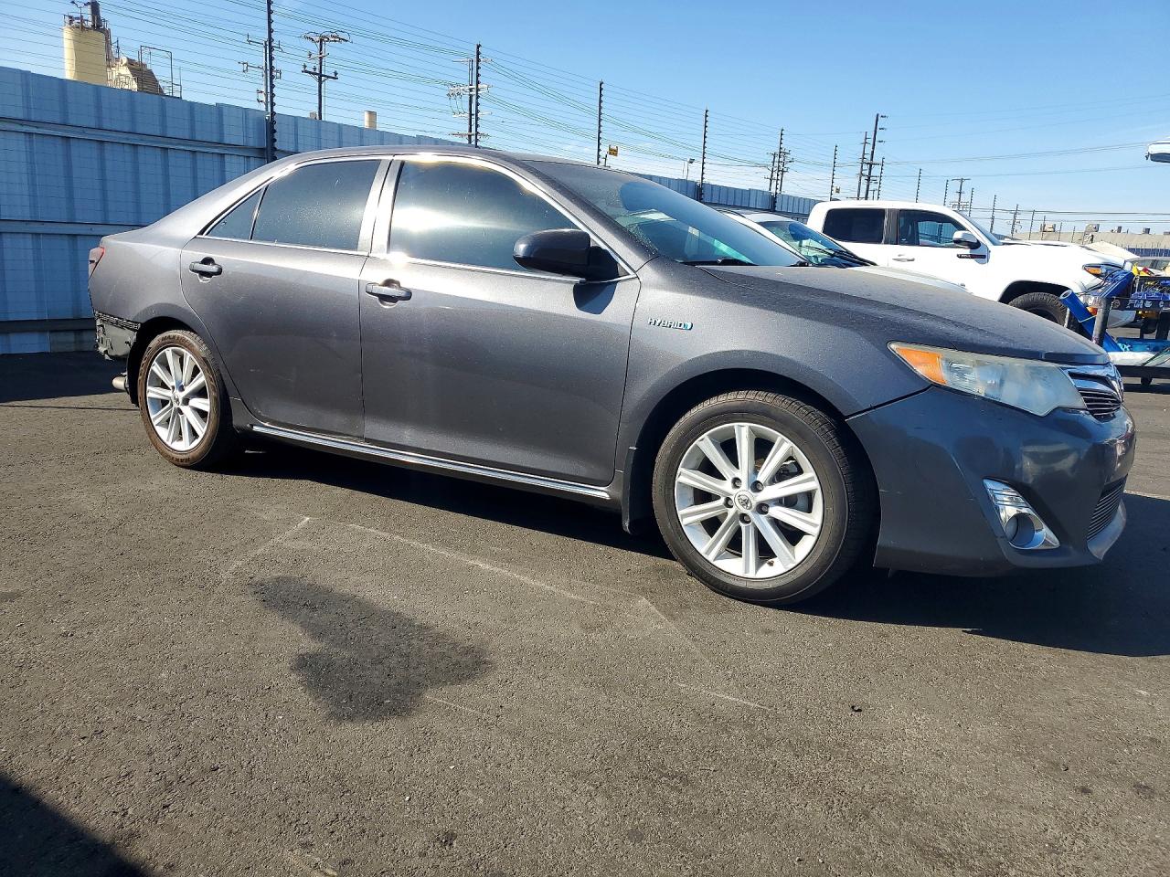 2012 Toyota Camry Hybrid Xle Gray vin: 4T1BD1FKXCU053146
