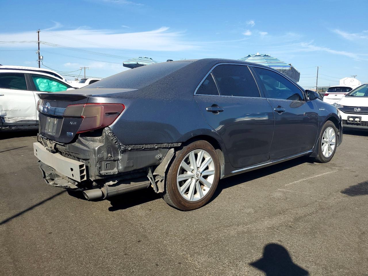 2012 Toyota Camry Hybrid Xle Gray vin: 4T1BD1FKXCU053146