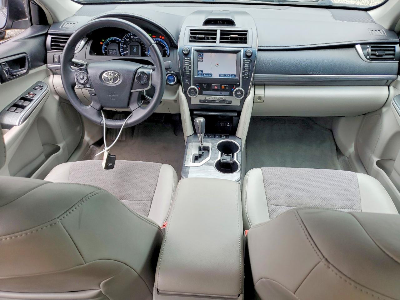 2012 Toyota Camry Hybrid Xle Gray vin: 4T1BD1FKXCU053891