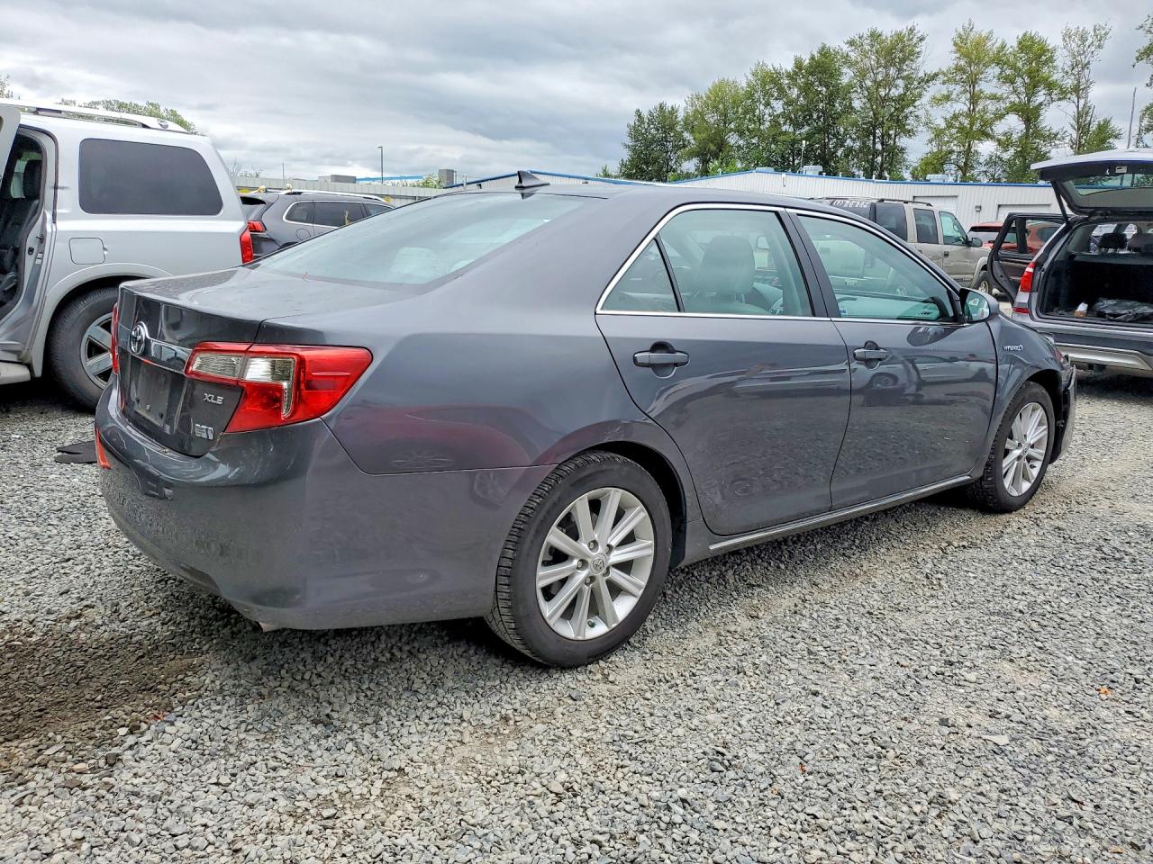 2012 Toyota Camry Hybrid Xle Gray vin: 4T1BD1FKXCU053891