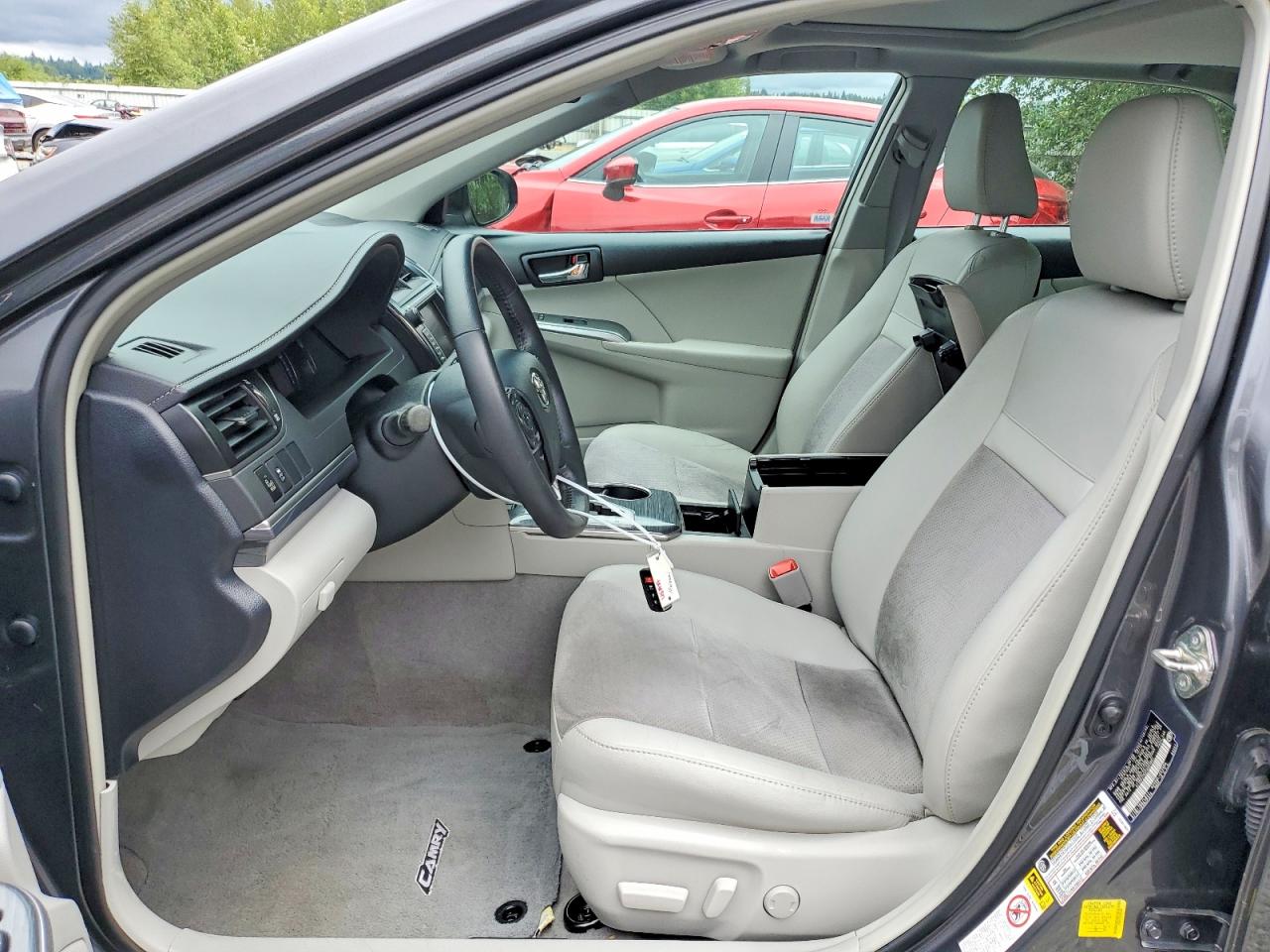 2012 Toyota Camry Hybrid Xle Gray vin: 4T1BD1FKXCU053891