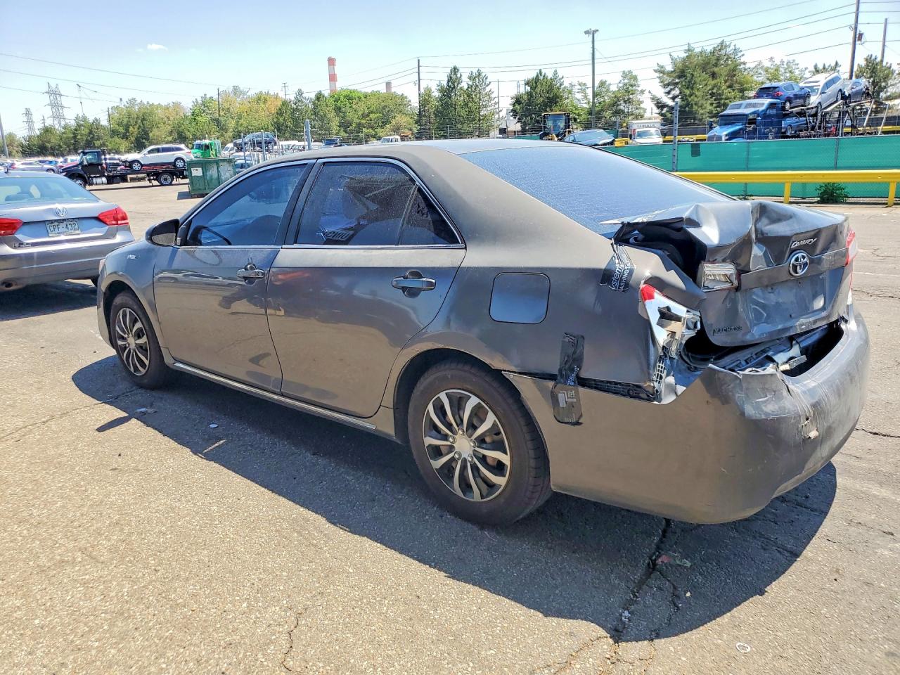 2012 Toyota Camry Hybrid Le Серый vin: 4T1BD1FKXCU056337