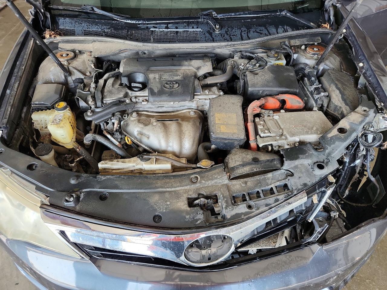 2012 Toyota Camry Hybrid Le Gray vin: 4T1BD1FKXCU060985