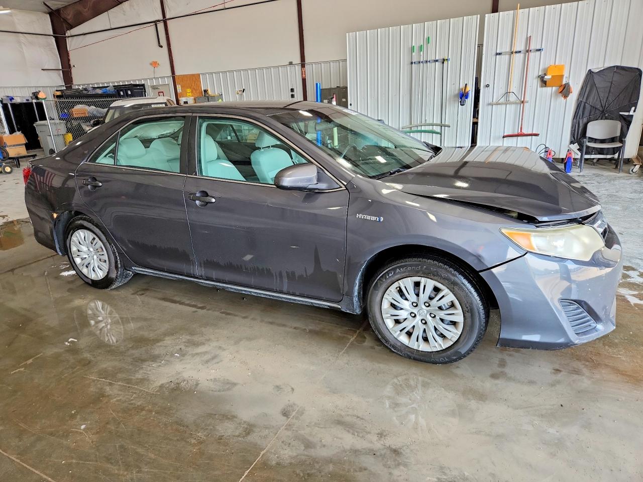 2012 Toyota Camry Hybrid Le Gray vin: 4T1BD1FKXCU060985
