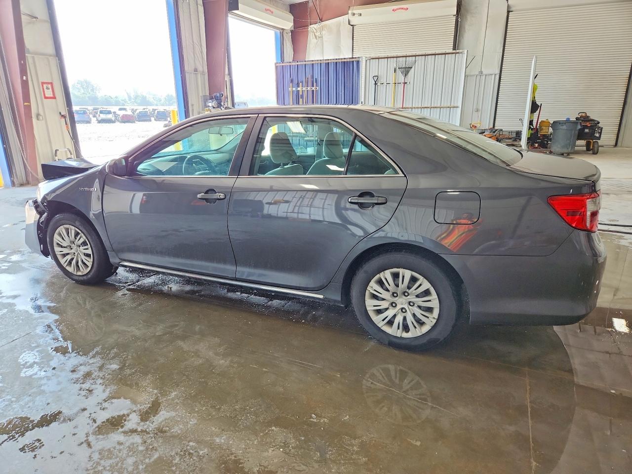 2012 Toyota Camry Hybrid Le Gray vin: 4T1BD1FKXCU060985