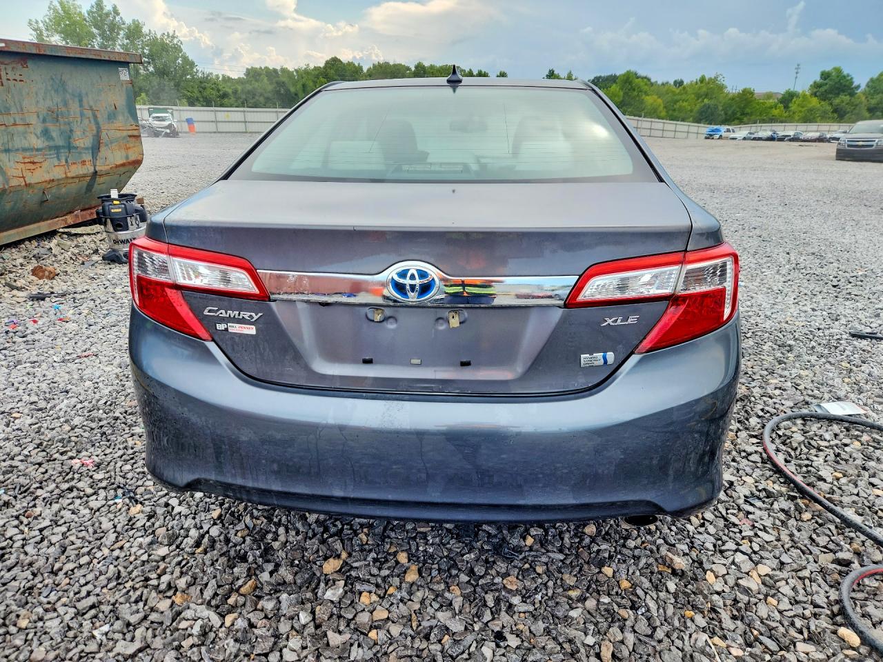 2013 Toyota Camry Hybrid Xle Gray vin: 4T1BD1FKXDU065492