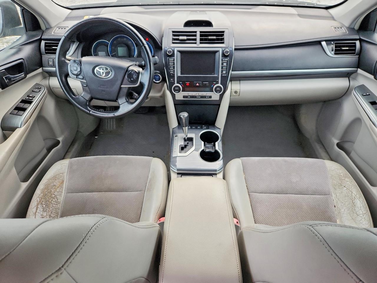 2013 Toyota Camry Hybrid Xle Gray vin: 4T1BD1FKXDU065492