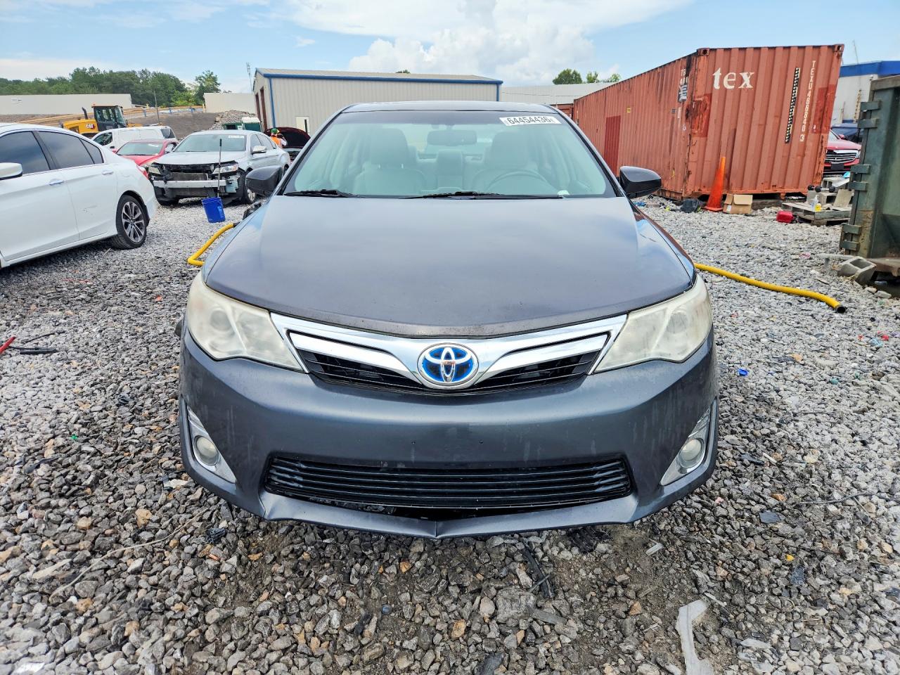 2013 Toyota Camry Hybrid Xle Gray vin: 4T1BD1FKXDU065492