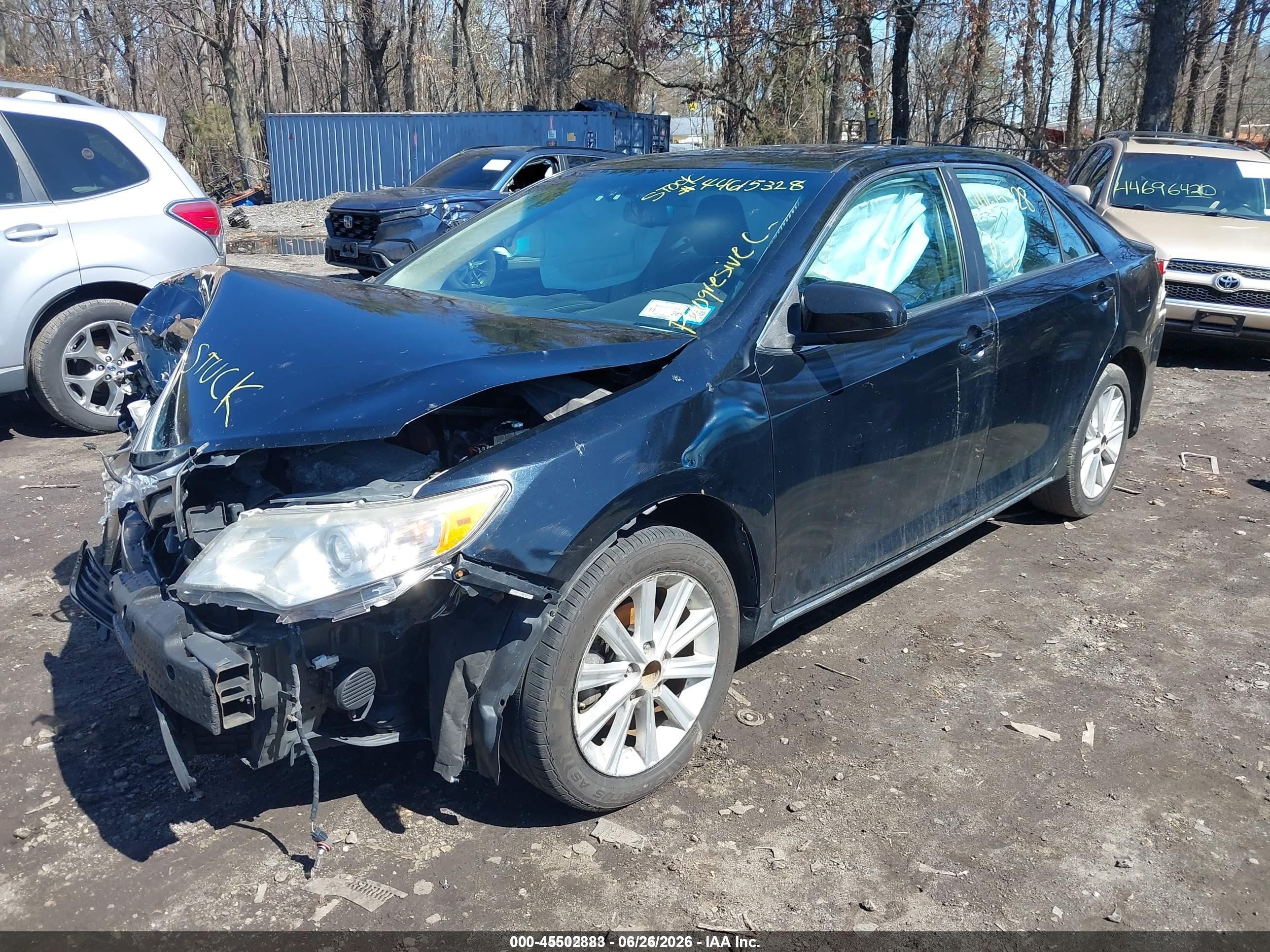2013 Toyota Camry Hybrid Xle Black vin: 4T1BD1FKXDU065721