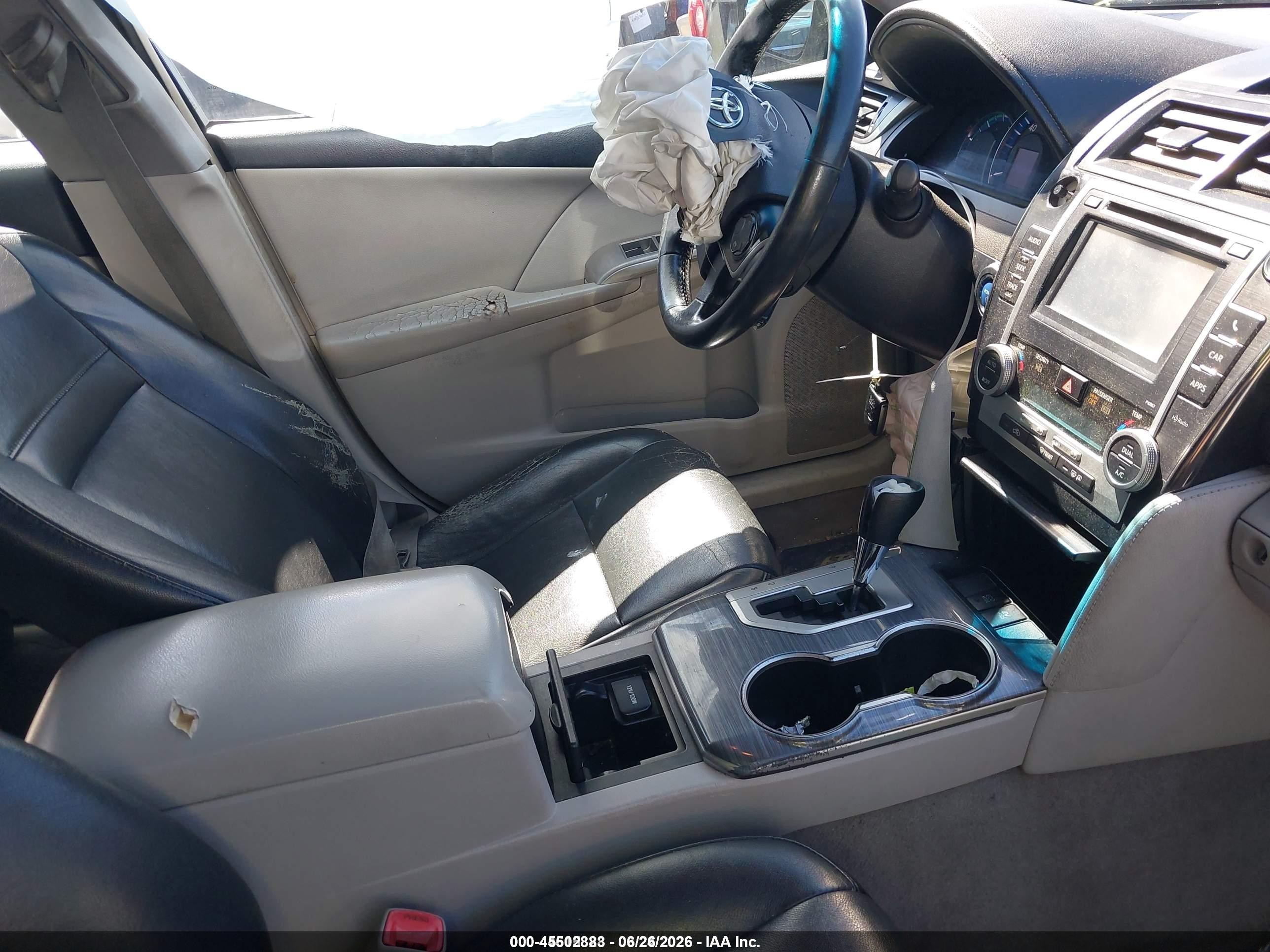 2013 Toyota Camry Hybrid Xle Black vin: 4T1BD1FKXDU065721