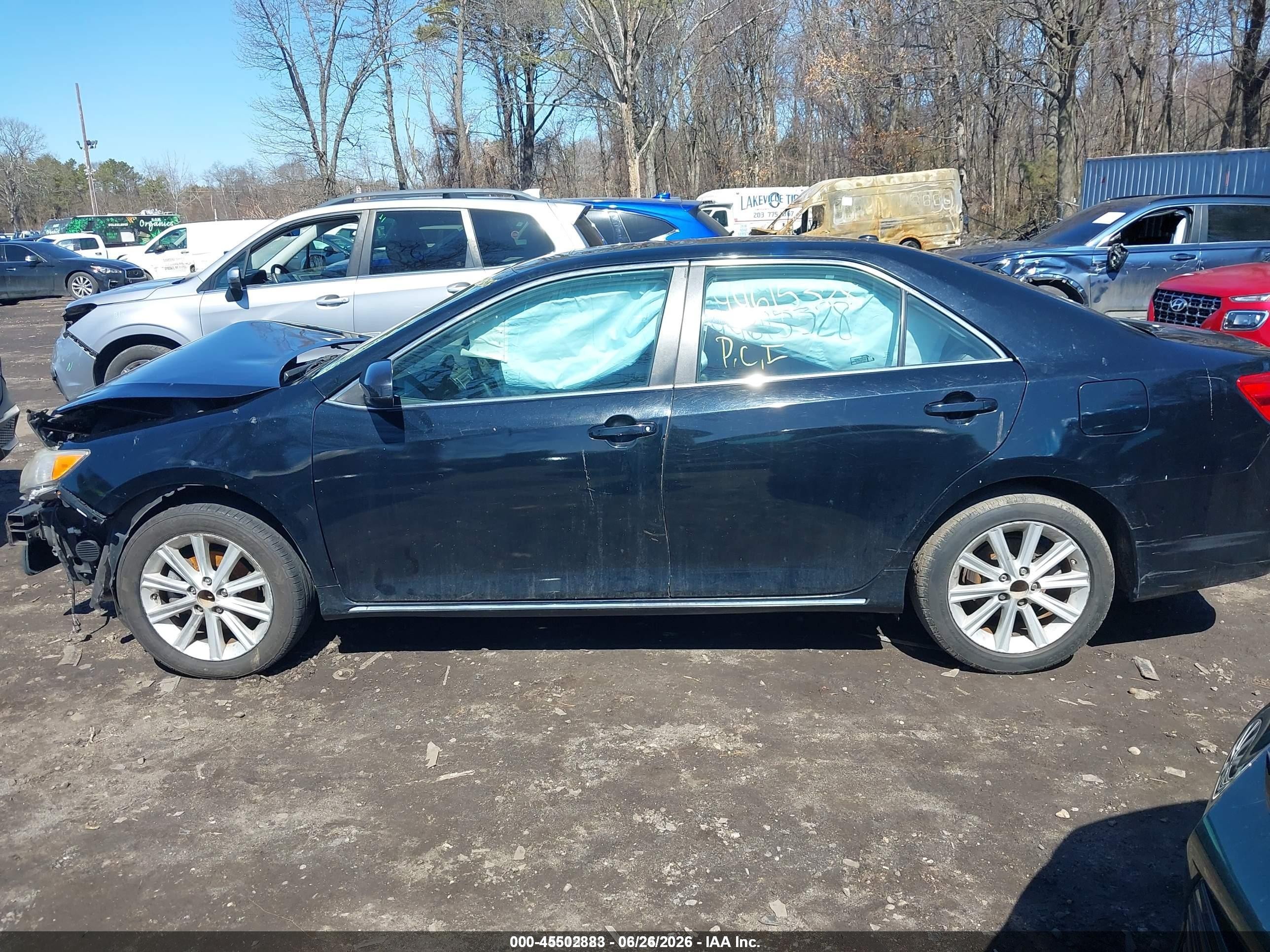 2013 Toyota Camry Hybrid Xle Black vin: 4T1BD1FKXDU065721