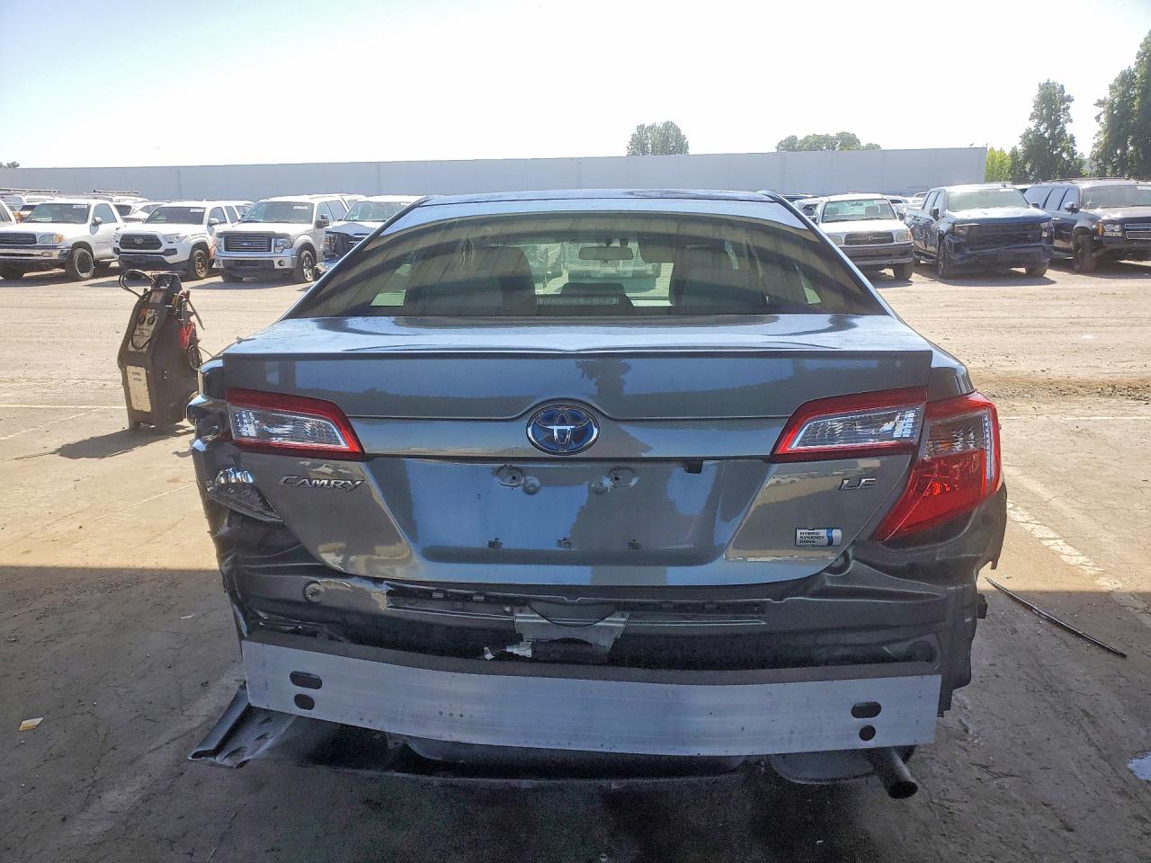 2013 Toyota Camry Hybrid Le Gray vin: 4T1BD1FKXDU069865