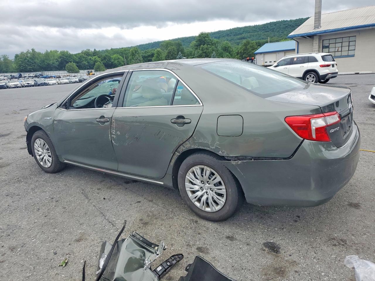 2013 Toyota Camry Hybrid Le Green vin: 4T1BD1FKXDU070899