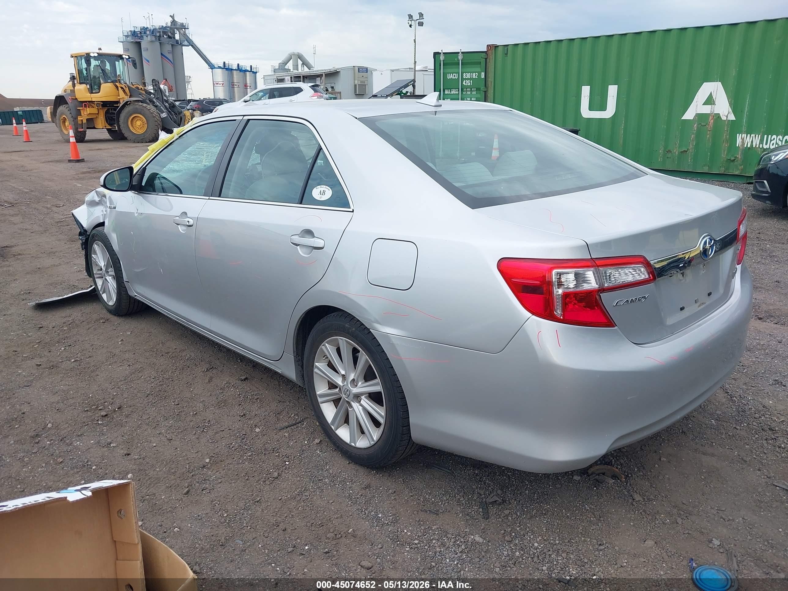 2013 Toyota Camry Hybrid Xle Silver vin: 4T1BD1FKXDU074158