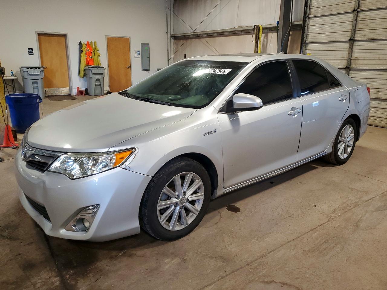 2013 Toyota Camry Hybrid Xle Silver vin: 4T1BD1FKXDU074449