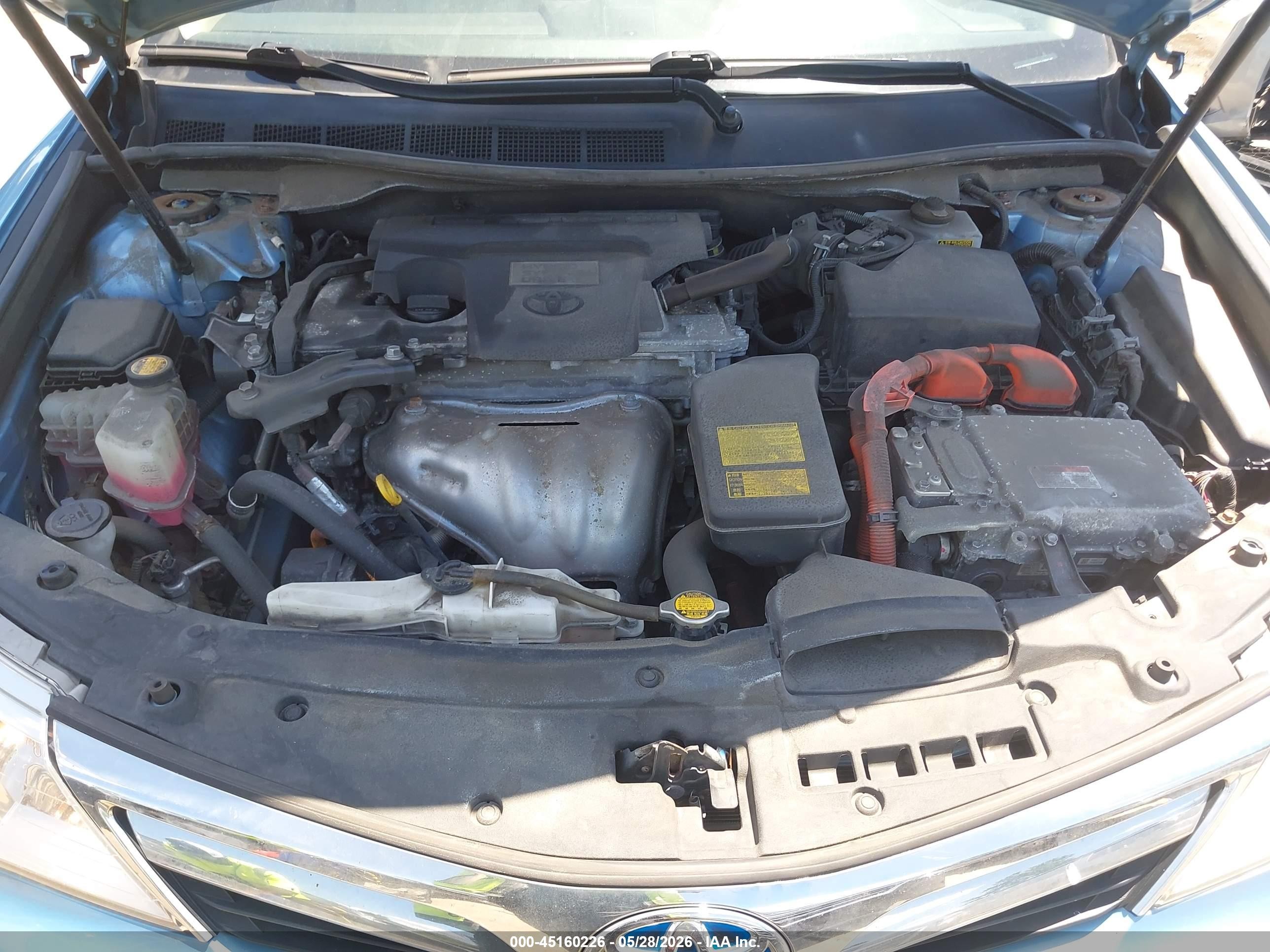 2013 Toyota Camry Hybrid Xle Синий vin: 4T1BD1FKXDU077058