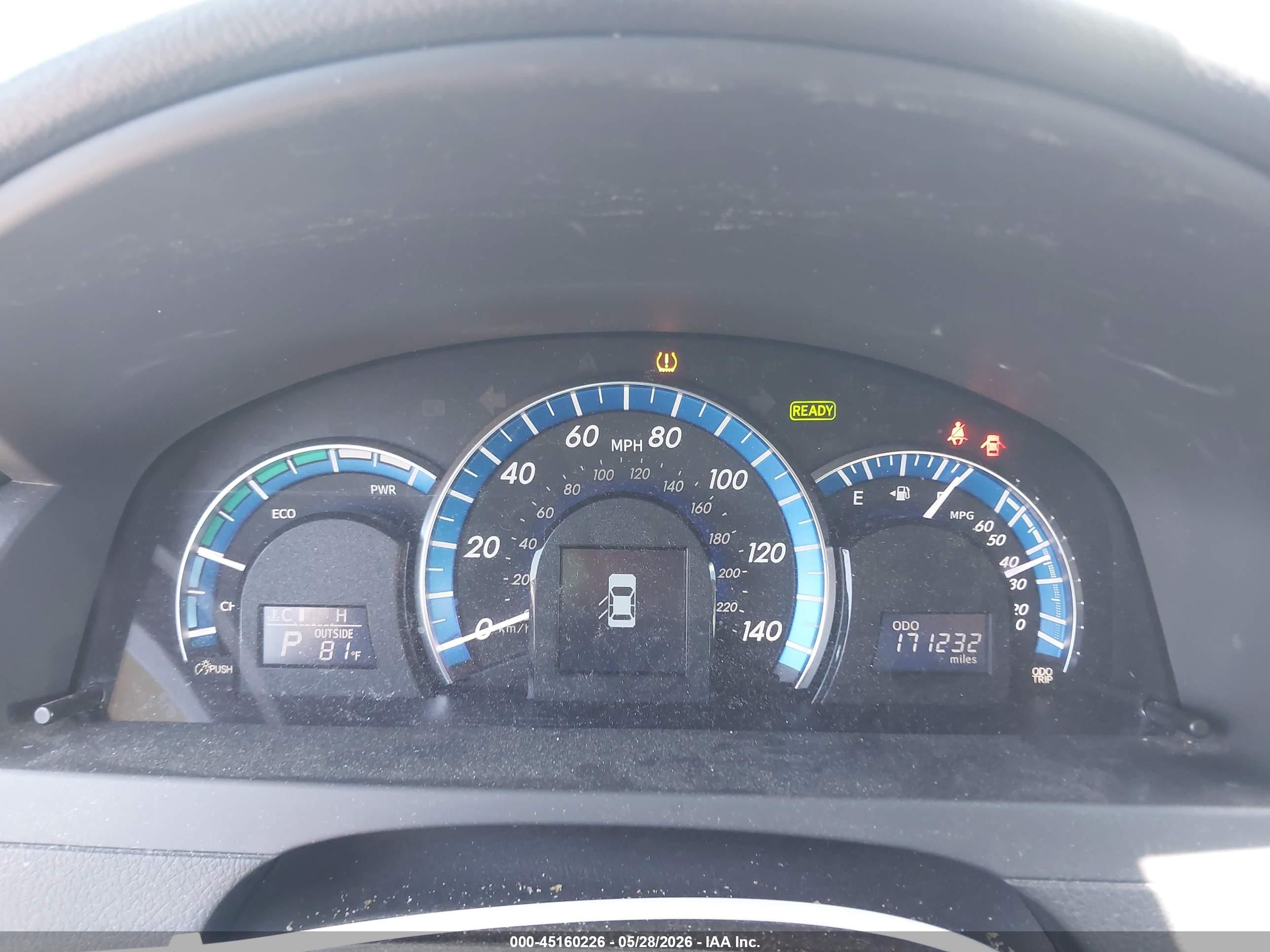 2013 Toyota Camry Hybrid Xle Синий vin: 4T1BD1FKXDU077058