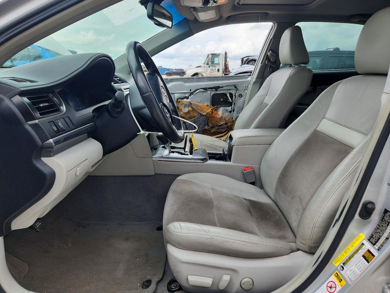 2013 Toyota Camry Hybrid Xle Silver vin: 4T1BD1FKXDU077397
