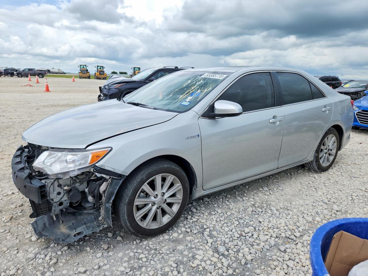 2013 Toyota Camry Hybrid Xle Silver vin: 4T1BD1FKXDU077397