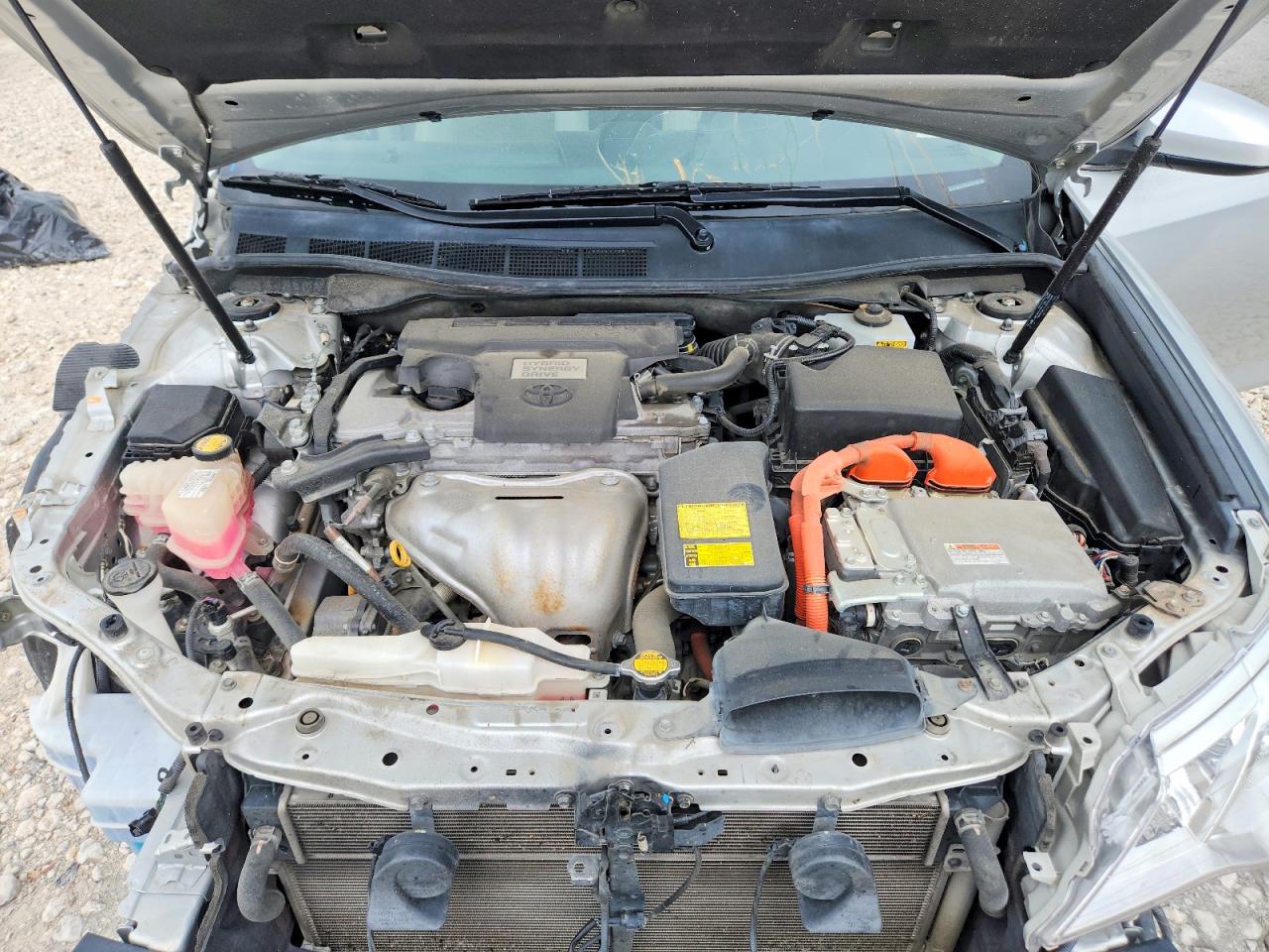 2013 Toyota Camry Hybrid Xle Silver vin: 4T1BD1FKXDU077397