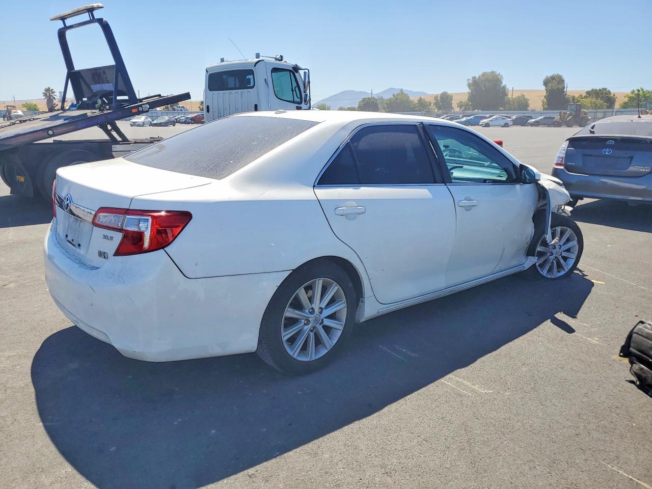 2013 Toyota Camry Hybrid Xle White vin: 4T1BD1FKXDU077612
